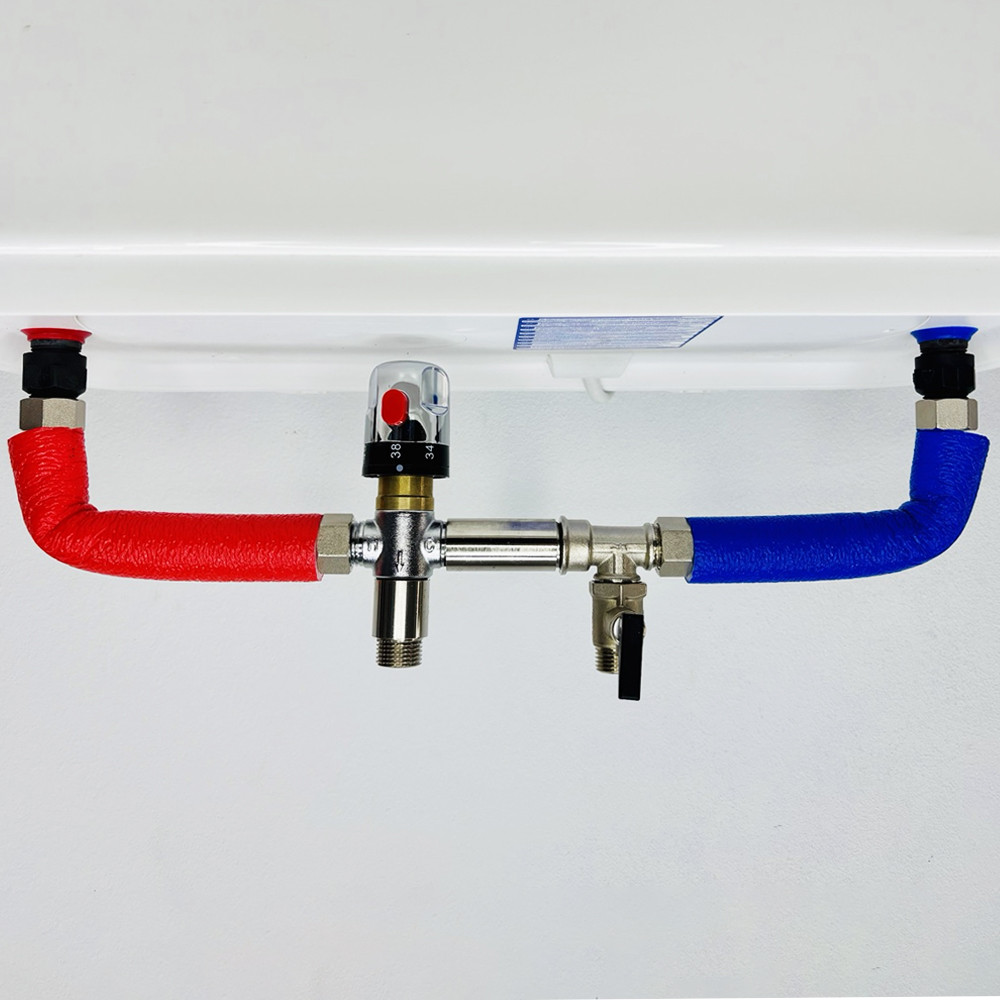 Змішувач-термостат водонагрівача, бойлера 16 MIXER LONG Boiler Series 1/2" KVANT, фото 1