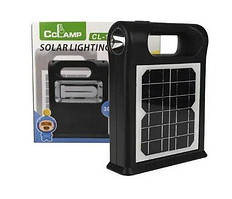 Портативна вбудована сонячна панель ліхтарик Power Bank Cclamp CL-12