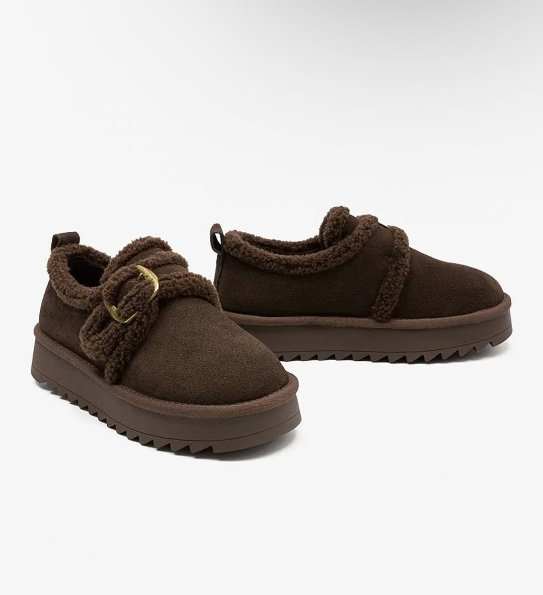 Уггі жіночі замшеві короткі зимові коричневі, фото 1