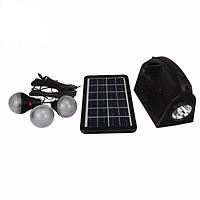 Портативна система освітлення CCLAMP CL-21 Ліхтар + 3 LED лампи + сонячна панель (3_02988)