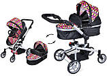 Коляска для ляльок трансформер Melogo 9695 3в1, фото 2