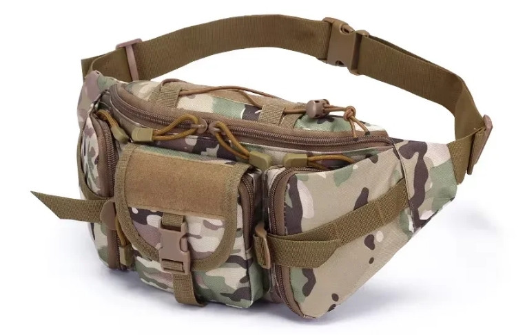 Тактична поясна сумка-бананка МС22 Multicam. Сумка-бананка на поясі, плечі, груди, фото 1