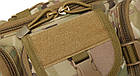 Тактична поясна сумка-бананка МС22 Multicam. Сумка-бананка на поясі, плечі, груди, фото 8