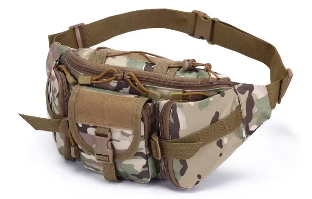 Тактична поясна сумка-бананка МС22 Multicam Тактична поясна сумка-бананка МС22 Multicam
