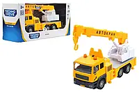 Автомодель підйомний кран металевий зі світлом і звуком TechnoDrive від 3 років в асортименті 510253.270