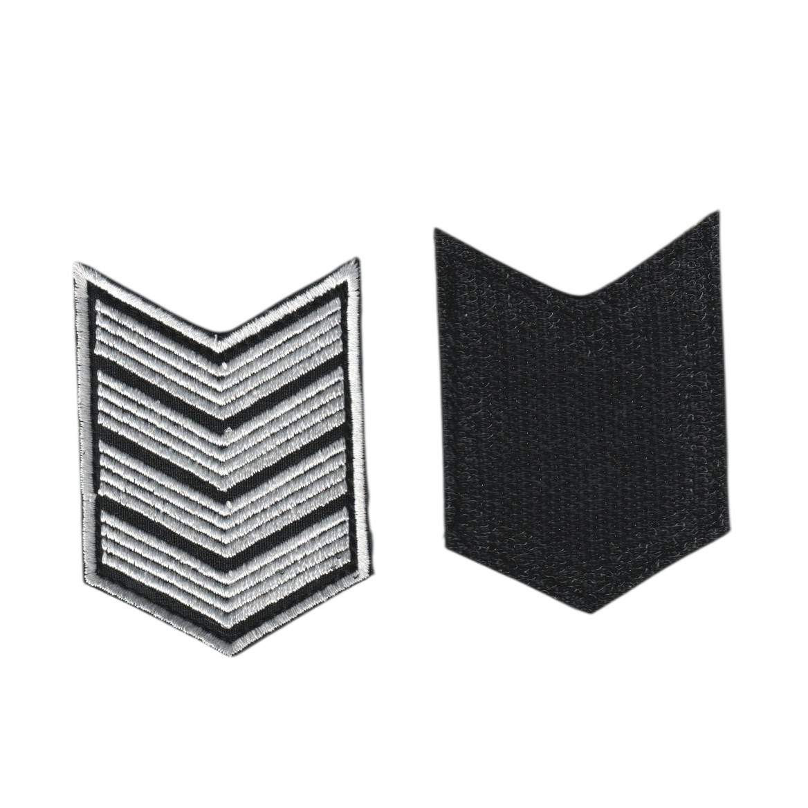 Шеврон учбовий курсовка  4 курс на липучці,  білий колір на чорному, ЗСУ. 5 см *7 см, фото 1