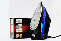 Праска Crownberg CB-7442 Blue 2200 Вт з подачею пари | керамічна підошва