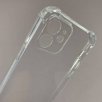 Чохол для iPhone 12 силіконовий з бронь кутами чохол на телефон айфон 12 прозорий ttp, фото 2