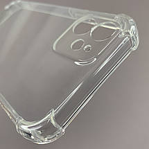 Чохол для iPhone 12 силіконовий з бронь кутами чохол на телефон айфон 12 прозорий ttp, фото 4