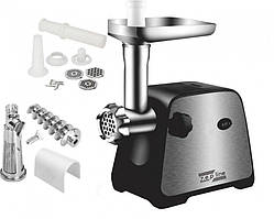 Електрична м'ясорубка з насадкою для томатів Zepline ZP-002 3000 W чорна