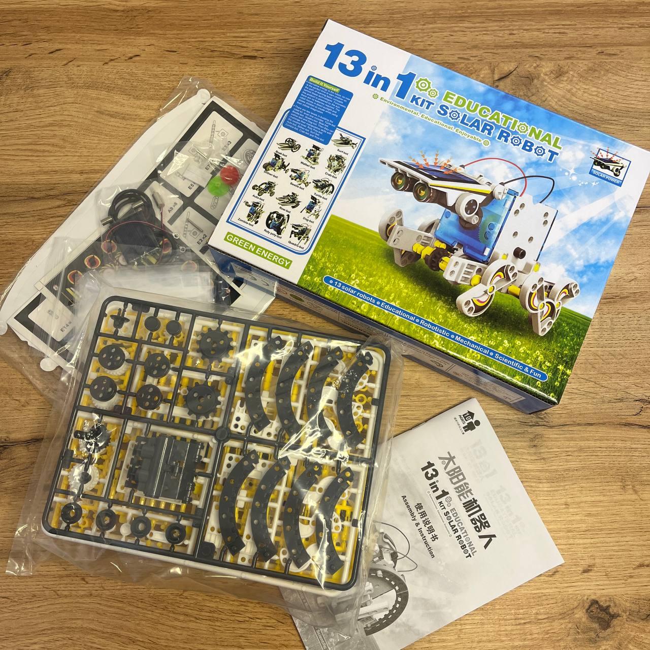 Робот-конструктор на сонячній батареї Robot Kits 13 in 1 Educational Solar Kit (24)