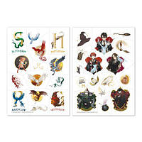 Тату та бодіарт Набор детских временных татуировок`Harry Potter. Символы`, А5, 2 листа іграшка D8