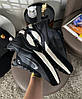 Чоловічі зимові термо кросівки чорні з сірим, фото 5