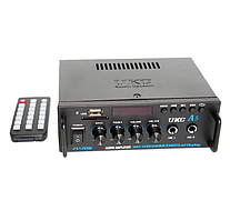 Підсилювач звуку UKC А5 USB, SD CARD, FM, AUX, 2CH