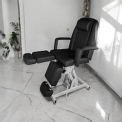 Кушетка для педикюру електричне крісло (1мотор) педикюрні крісла 2217А black