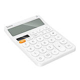 Калькулятор HOCO DI83 із сонячною панеллю, білий, фото 5