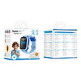 Смарт-годинник дитячий HOCO Y106 IPX7 4G Wi-Fi, сині, фото 6