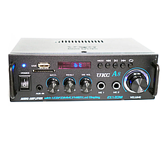 Підсилювач звуку UKC А8 USB, SD CARD, FM, AUX, 2CH