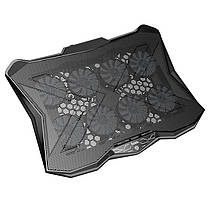 Кулер для ноутбука HOCO RGB DH26, чорний, фото 3