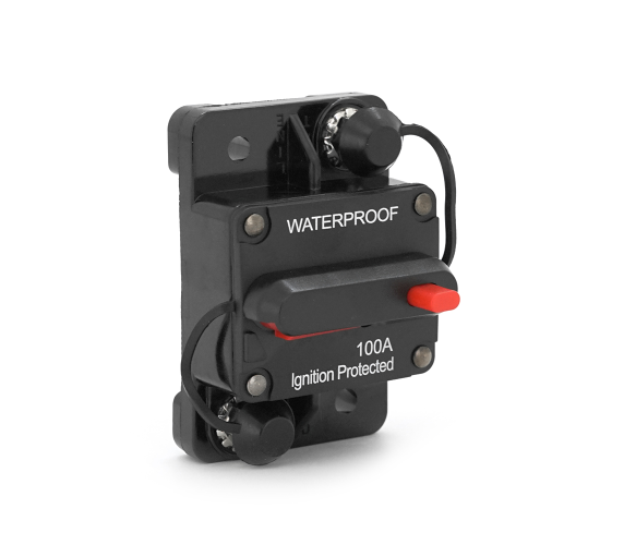 100A автоматичний вимикач DC-захист АКБ 12–48V постійного струму Waterproof 100A IP67 водонепронекний корпус