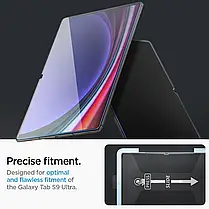 Захисне скло Spigen для Galaxy Tab S9 Ultra (14.6") - EZ FIT GLAS.tR (1 шт), Clear (AGL06998), фото 2