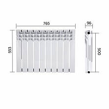 Радіатор біметалічний Thermo Alliance Bi-Ferrum 500/96, фото 2