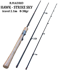 Спінінг 2.1 м 8-30 г Hawk-Strike Sky Travel R.Madrid