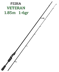 Спінінг ультралайт 1.85 м 1-6 г Veteran Feima
