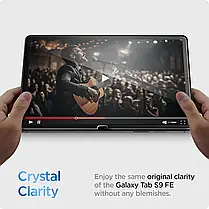 Захисне скло Spigen для Galaxy Tab S9 FE - Glas.tR SLIM (1 шт), Clear ( AGL07002), фото 4