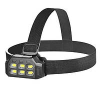 Ліхтарик налобний світлодіодний акумулятор Stenson SQ-816 4*7cm (6SMD) 400mah