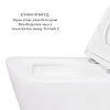 Акційний набір: Унітаз підвісний Jay Ultra Quiet QT07335177W 485х360х320 + Tern Ultra Quiet QT17332303ASW 490x365x325, фото 7