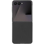 Шкіряний чохол Leather Case для Samsung Galaxy Z Flip7 Black, фото 2