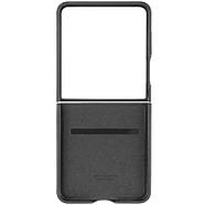 Шкіряний чохол Leather Case для Samsung Galaxy Z Flip7 Black, фото 3