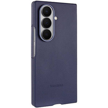 Шкіряний чохол Leather Case для Samsung Galaxy Z Fold7 Navy