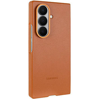 Шкіряний чохол Leather Case для Samsung Galaxy Z Fold7 Tan