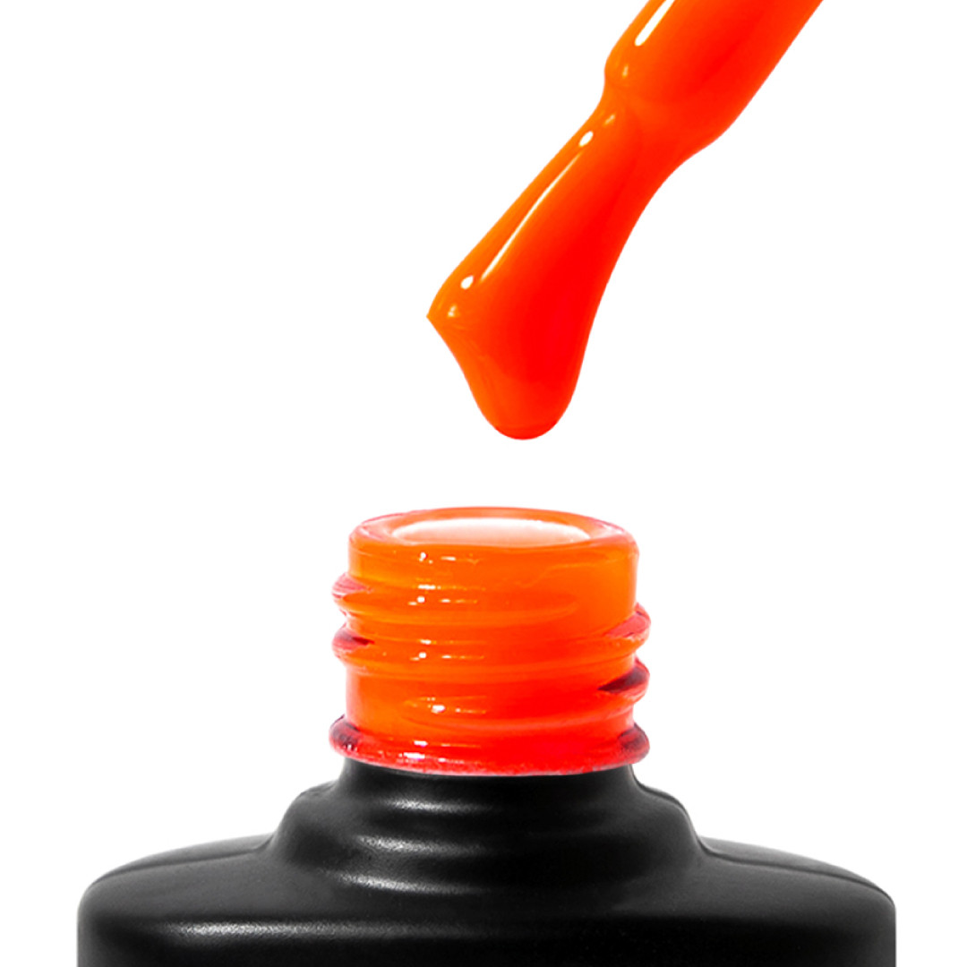 Гель-лак Nice for you неоновий Night city light №05 Помаранчевий 15 г, фото 1