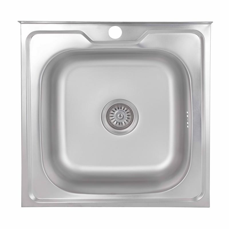 Кухонна мійка Brinex 5050 0,6 мм Satin (BRIN5050SAT06)