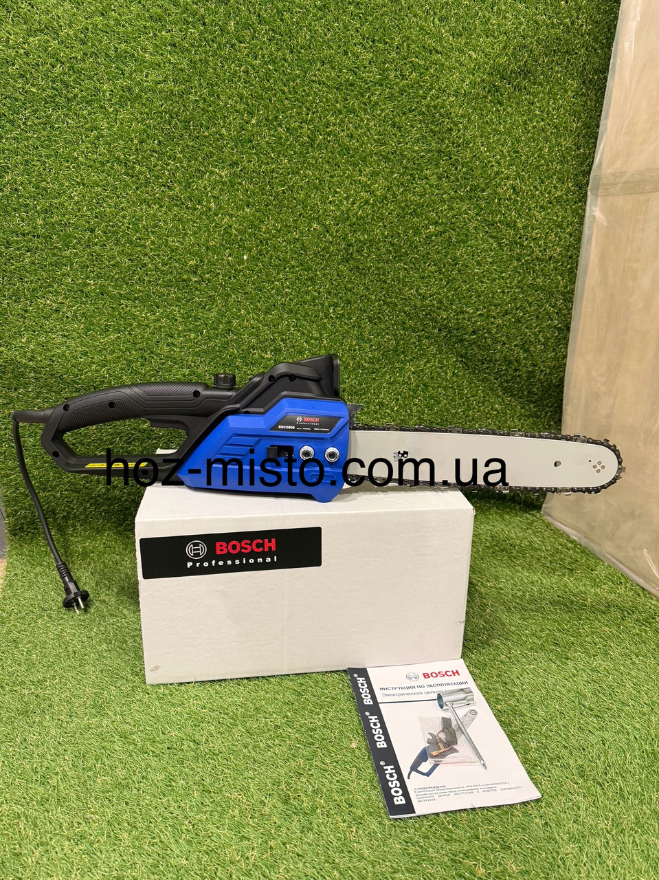 Електропила Bosch ESC2800 шина 35 см (2.8 кВт) Ланцюгова пила електрична Бош, фото 1