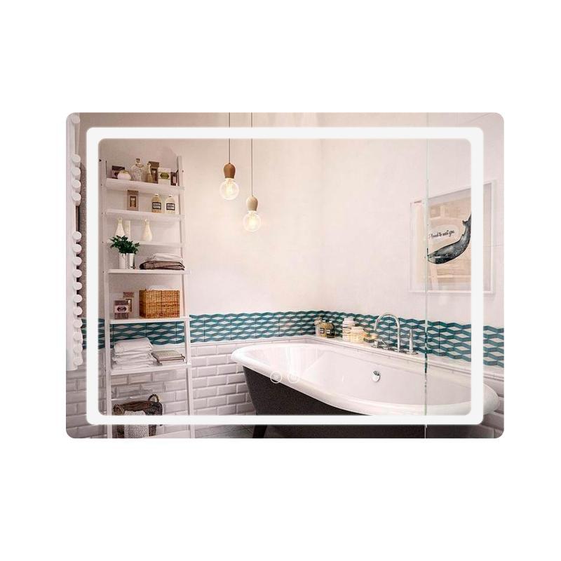 Дзеркало Qtap Mideya (DC-F908) 800х600 з LED-підсвічуванням Touch, з димером QT2078F908W