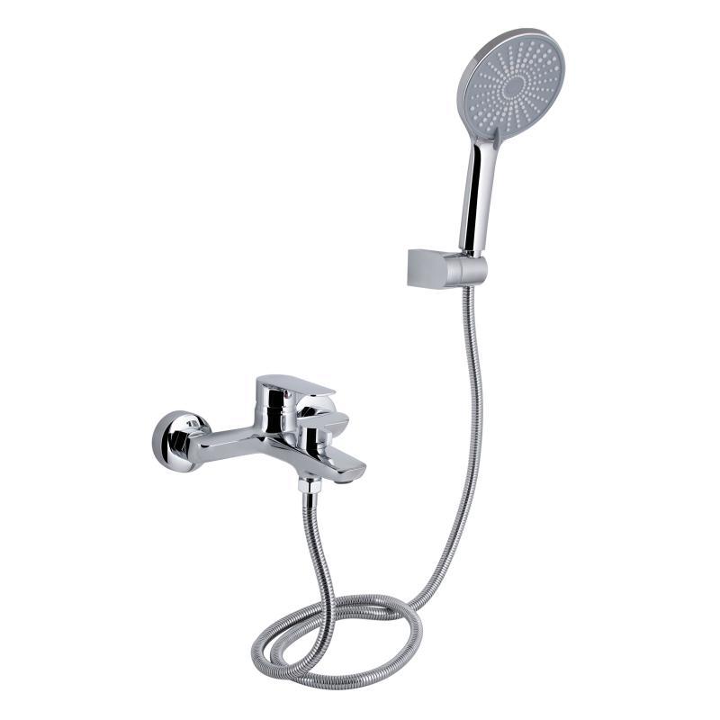 Змішувач для ванни Qtap Leo New (з душовим гарнітуром) QTLEO259CRM45563 Chrome