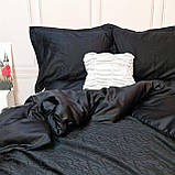 Постільна білизна Жакард BLACK ELEGANT сатин MERISET - Полуторний, фото 3