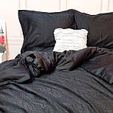Постільна білизна Жакард BLACK ELEGANT сатин MERISET - Полуторний, фото 4