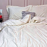 Постільна білизна Жакард IVORY ELEGANT сатин MERISET - Полуторний, фото 4