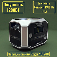 Функціональна зарядна станція bluetooth FM BYD LiFePO4 Zegor YC1200 зарядна станція для електроінструменту