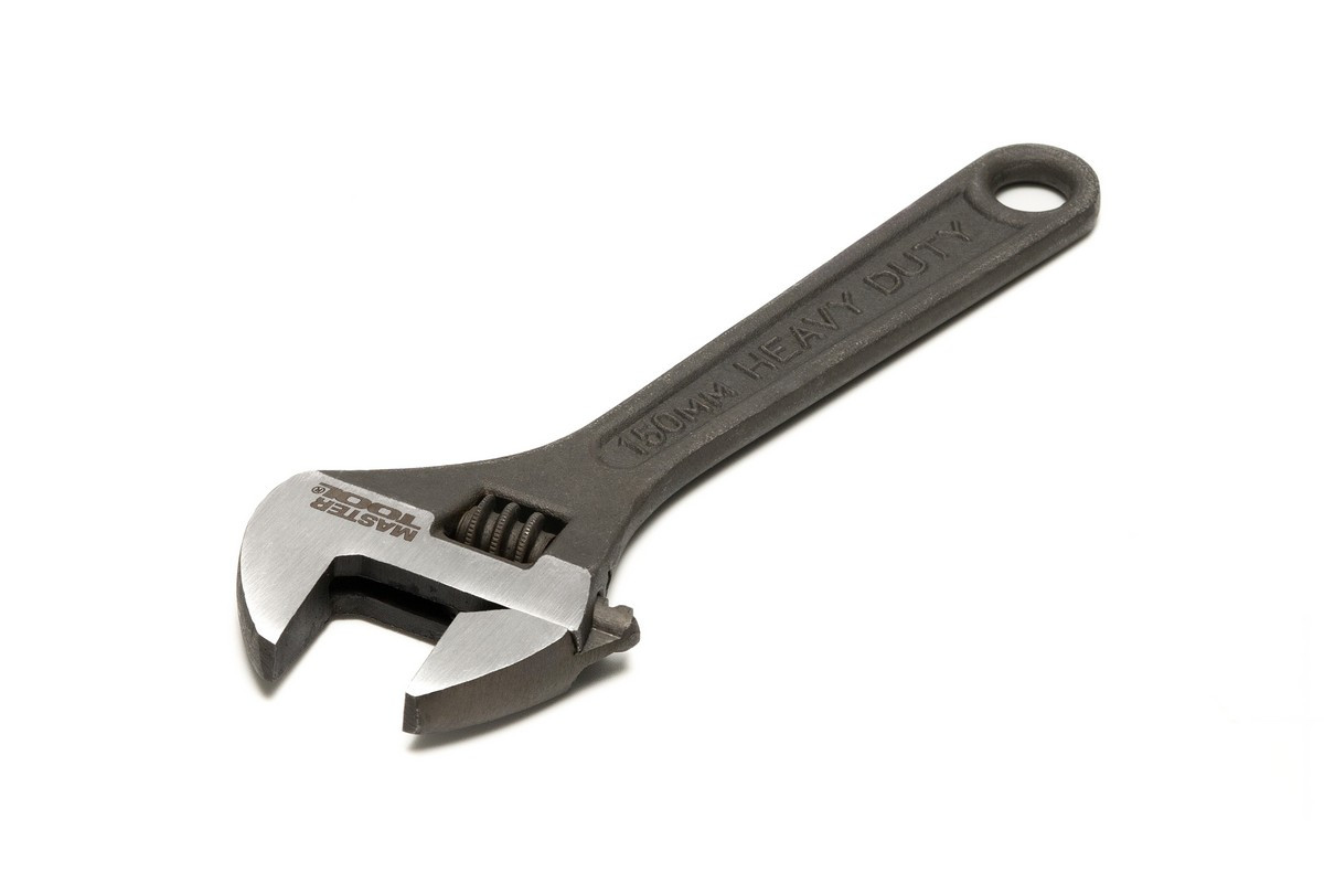 Ключ розвідний MASTERTOOL 150 мм 0-20 мм CrV фосфатований 76-0221