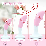 Набір пробок із кристалом 3 шт, Анальний стимулятор, Втулки різного розміру та діаметру, Інтимні іграшки, фото 6