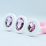 Набір пробок із кристалом 3 шт, Анальний стимулятор, Втулки різного розміру та діаметру, Інтимні іграшки, фото 7