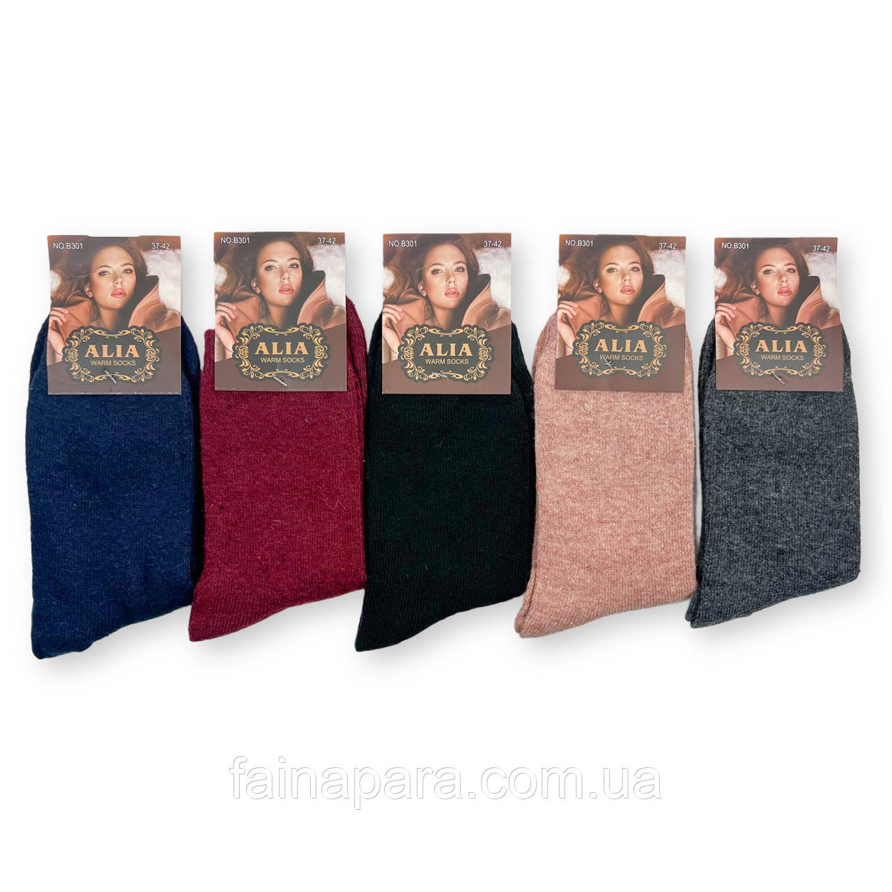 Жіночі шкарпетки з верблюжої вовни без махри Alia, фото 1