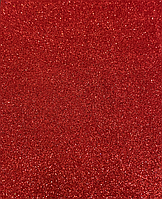 Фоаміран глітерний 20х30 см  червоний