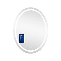 Дзеркало Qtap Mideya (DC-F801) 600х800 з LED-підсвічуванням Touch, з антизапотіванням, димером QT2078F801W, фото 4